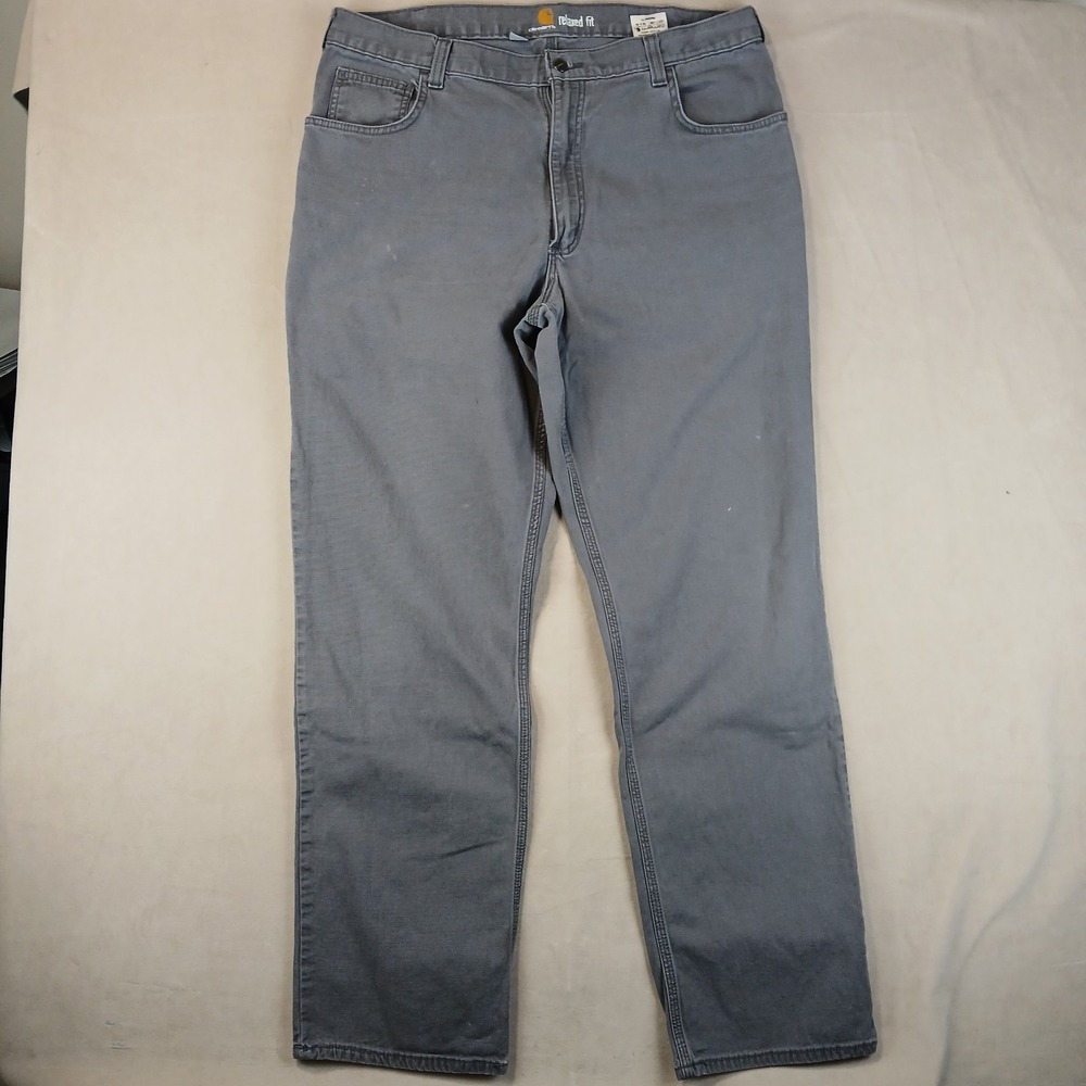 Carhartt 38x33 Mens Pants Utility FLAW Relaxed Fit Work Heavyweight